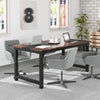 63 Inch Executive Desk, Modern Large Office Computer Desk Simple Workstation