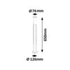 Garden Lamp Standing Torch Outdoor Industrial IP44 25W E27 Floor Light Patio HQ