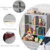 Toy Storage Organizer Childrens Multi-Functional Bookcase Toy Storage Bin-Grey