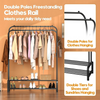 Heavy Duty Clothes Rail Rack Garment Hanging Display Stand Shoes Storage Shelves