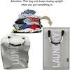 Laundry Basket Washing Dirty Clothes Folding Hamper Bag Storage Bin Handle Large