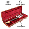 New Electric Guitar PU Leather Square Hard Case Lockable High Grade Surface UK