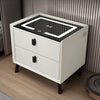Smart Bedside Table with Light Phone Charging Modern Bedroom Furniture Drawers