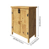 Wooden Outdoor Garden Cabinet Utility Storage Tools Shelf BoxShed Pent Roof Box