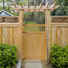 Privacy Wooden Garden Gate Pedestrian Fence Gate Porch Decorative Fence Panel