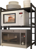3 Tier Expandable Microwave oven Rack Stand Storage Holder Kitchen Corner Shelf
