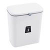 Kitchen Rubbish Bin Waste Recycling Baskets Handy Dustbin Lidded Bathroom Slim
