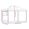 Sufrk Foldable Party Tent - with 4 Sidewalls Brown, Space/Room For Camping Y6I6