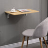 Wall Mounted Drop-Leaf Folding Floating Table Hanging Computer Desk Small Space