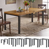 Pair of Furniture Legs Table Chair Bench Stand Feet Industrial Metal Base Frame