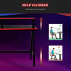 L Shaped Gaming Desk, Corner Computer Desk with Monitor Stand for Home Office, 1