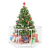 5 Panel Fireplace Fence Baby Pet Safety Gate Playpen Adjustable Room Divider