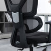 Mesh Office Chair Swivel Desk Chair with Adjustable Height Lumbar Support Black