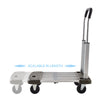 Portable Folding Push Trolley Pull Cart Collapsible Extensible Pallet Sack Truck