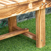 1.1M Outdoor Garden Bench Patio Loveseat Fir Solid Wood 2 Person