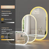 Oval Ultra Bright LED Bathroom Mirror Elliptical Anti-Fog Smart Dimmable Vanity
