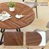 Mid-Century Modern Circle Dinner Table 118CM Round Dining Table for 4