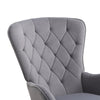 Argyle Velvet Upholstered Armchair Recliner Rocking Chair Sofa Living Bedroom