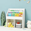 Kids Bookshelf Toy Storage Cabinet Organizer-White