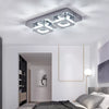 20-100cm Flush Mount Modern Square Ceiling Chandelier Crystal Light Lamp Pendant