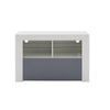 Modern 100cm Small TV Unit Cabinet Stand Media Entertainment RGB LED Lighting