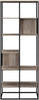 Tall Bookcase Shelf Storage Shelving Units Free Standing Open Wood Bookshelf