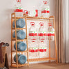Heavy Duty Wooden Clothes Rail Rack Garment Hanging Stand Corner Open Wardrobe