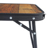 Vintage Wooden Camping Folding Table Portable Foldable Compact Unit Picnic BBQ