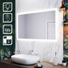Large Illuminated LED Bathroom Mirror 1000x600mm | DEMISTER | TOUCH | IP44