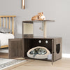 Hidden Kitty Washroom Modern Cat House Condo-Gray