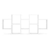 Stylish Space Saving Floating Wall Shelves Bookshelf Storage Unit Display Shelf