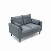 Panana Linen Fabric 2 & 3 Seater Sofa Couch with Wood Legs 3 Colours