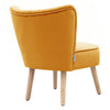 Scallop Back Armchair Cocktail Sofa Accent Seat Living Bedroom Cafe Lounge Sofa