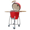 Kamado 23.5 Inch XL Ceramic BBQ Grill Smoker Charcoal Egg BBQ Smoker Oven