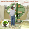 Green Bookshelf Storage Shelf For Children's Reading Room Open Storage Modern