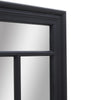 120CM Large Window Style Wall Hanging Mirror Glass Panel Vintage Hallway Home UK