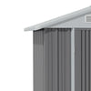 Outdoor Lockable Grey Door Shed Storage Room Metal Tool Sheds House 10x10ft UK