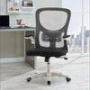 Home Office Chair Computer Mesh Desk Chair with Adjustable Arms and Height White