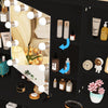 Bedroom Dressing Table With 7 Drawers LED Mirror Set Makeup Desk Vanity Table