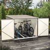 Outdoor Garden Storage Shed Bike Metal Pent Tool Shed House Can Put 2-4 Bicycles