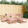 Lechnical Garden Sofa Set, 5-Piece Solid Wood Set, Conversation Set for J7E9