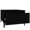 Side Tables 2 pcs Black 50x46x35 cm Engineered WoodNew