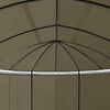 Gazebo with Curtains 520x349x255 cm Taupe 180 g/m²