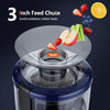 Centrifugal Juicer Juicing Machine Extractor 800W Feed Chute Orange 2 Speeds Cup