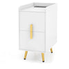 Nightstand Home Bedside Sofa Side Table Heavy-duty End Table w/ Charging Station