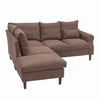 L-Shaped Corner Sofa, Sectional Couch with Built-in USB Port Chaise
