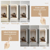 Hollywood Large Makeup Mirror 70*55cm Vanity Mirror Dimmable LED 3 Color Light
