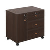 3/5 Drawer Mobile Filing Cabinets Printer Stand Pedestal Lockable Office Cabinet