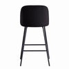 2X Breakfast Bar Stools Thickened Pad Linen Dining Chairs for Counter Kitchen