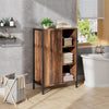 Bathroom Cabinet Shelf Cupboard Bedroom Storage Unit Brown Wooden Furniture
